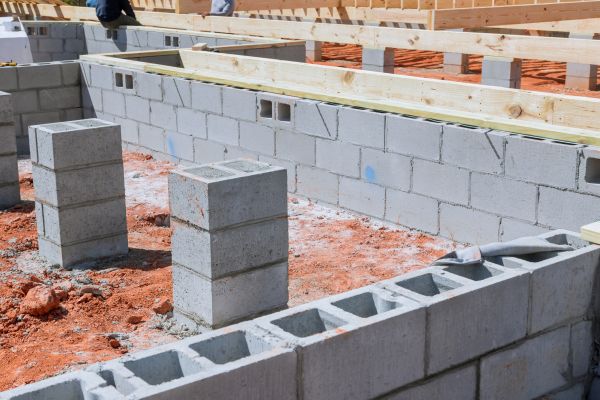 Cement Block Installation